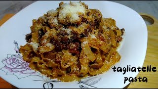 tagliatelle pasta recipe [upl. by Carlye853]