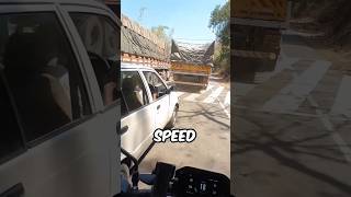 Indian Speed Breakers😮‍💨🇮🇳 MarcTravels india speedbumps marctravels electricmotorcycle [upl. by Aivatco942]