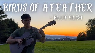 BIRDS OF A FEATHER  Billie Eilish  Guitar Fingerstyle Cover [upl. by Terza]