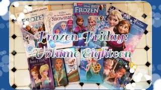 Frozen Friday 18 Books Factivity Collection Official Magazine Frozen Fever Books and More [upl. by Etnaud247]