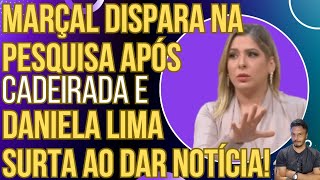 Pablo Marçal dispara nas pesquisas após cadeirada e Daniela Lima surta ao dar a notícia [upl. by Andre]