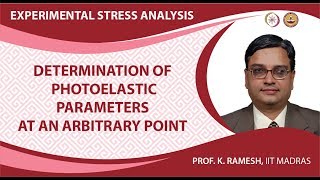 Determination of Photoelastic Parameters at an Arbitrary Point [upl. by Etteuqaj]