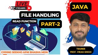 File Handling in Java Using BufferedReader  Read Function In Java  Java Tutorial  Part  2 [upl. by Sivolc263]