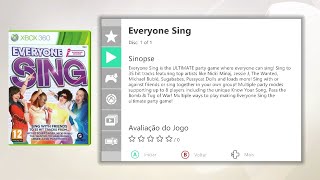 15 Minutos Jogando Everyone Sing Xbox 360 Full HD  1080 [upl. by Ahsok]