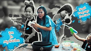 Homemade Healthy Bibimbap Recipe  ZenInMyKitchen  Nepali Language Fun Game [upl. by Ervin966]