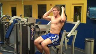 How To Abdominal Crunch Hammer Strength [upl. by Noraed]