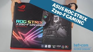 Asus ROG STRIX Z390F Gaming Unboxing [upl. by Maure]