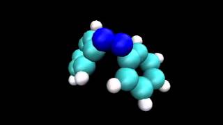 Simulation of photoisomerization of cisazobenzene [upl. by Benetta]