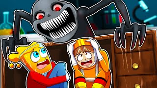 4 Idiots Beat The SCARIEST Roblox Game [upl. by Yclehc]