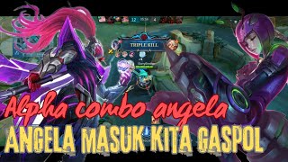 ANGELA MASUK KITA GASPOL😆 mobilelegends [upl. by Neron]