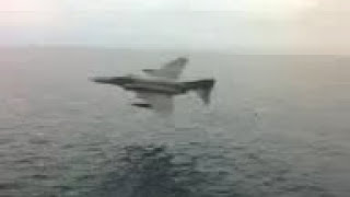 Extremely low pass over the Aegean sea HAF F4 Phantom [upl. by Sanferd]