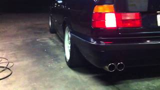 BMW e34 540i LE V8 MANUAL EXHAUST SOUND [upl. by Ttocserp]