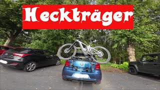 Auto zu klein für Fahrrad und keine AHK Die Lösung ist ein Heckträger Paulchen  Giant Reign E 1 [upl. by Attenohs]