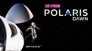 SpaceX launches Polaris Dawn private spacewalk mission  Live Stream [upl. by Ahsiadal]