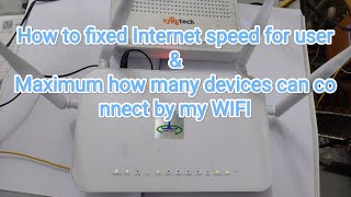 BSNLSyrotech How many device maximum can be connected on my WIFI Router Fixed speed for user [upl. by Dumas]