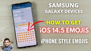 Samsung Galaxy Devices  How To Get iOS Emojis On Your Phone [upl. by Atirahs]