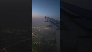 Plane🛩️ landing IGI AIRPORT 🛃 travel flight airport delhi delhiairport trending [upl. by Cecile697]