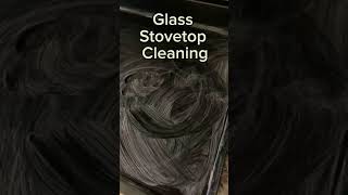 Glass stovetop cleaning [upl. by Trilbie]