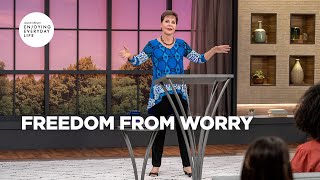 Freedom from Worry  Joyce Meyer  Enjoying Everyday Life Teaching [upl. by Jeannette]