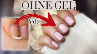 5 EASY SCHRITTE SCHÖNE NÄGEL SELBST MACHEN OHNE GEL [upl. by Illona]