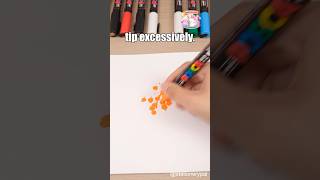 If your Posca Paint Marker always breaks dont miss this video shorts [upl. by Meekyh967]