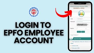 How to Login EPFO Employee Account in 2024 [upl. by Hsitirb]