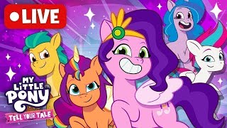 🔴 All Episodes My Little Pony Tell Your Tale S1 MLP G5 LIVE Childrens Cartoon [upl. by Jovia]