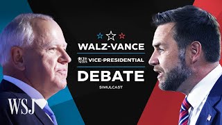 Full Debate Walz vs Vance in CBS News VicePresidential Debate  WSJ [upl. by Rausch]