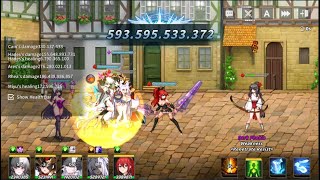 Rina Raid with Miyu Rhea Ares Hades on Even Months Season 5 Sword Master Story [upl. by Leilah]