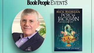 Rick Riordan discussing about his book Percy Jackson Chalice of The Gods with Stacey Lee [upl. by Garlinda]