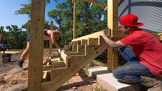 Newly Married Couple Builds Grain Bin Into Tiny House [upl. by Hoy]