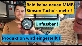 Keine Simson Tacho´s und Drehzahlmesser ab 2025 mehr lieferbar  Produktion wird eingestellt [upl. by Attiuqaj]