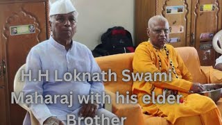 HH lokanath Swami Maharaj with his elder brother Dharmavatar Prabhu ji [upl. by Maller]