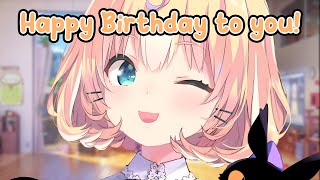 Just Millie singing Happy Birthday 𝙣𝙤𝙧𝙢𝙖𝙡𝙡𝙮  NIJISANJI EN Clips [upl. by Latoye]