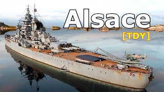 World of WarShips Alsace  5 Kills 287K Damage [upl. by Renferd]