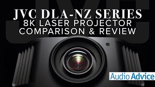 JVC DLANZ Series 8K Laser Projector Overview amp Comparison  DLANZ9 vs DLANZ8 vs DLANZ7 [upl. by Holub48]