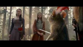 Chronicles of Narnia 2 Prince Caspian MOUSE FUNNY Clip [upl. by Amhsirak475]