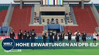 SPANNUNG VOR WMBEGINN Auf diese GegnerTeams trifft die DFBElf in der Vorrunde  WELT Thema [upl. by Kcir]