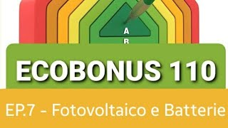 FOTOVOLTAICO con ecobonus 110 MASSIMALI di spesa e confronto con 50 e Scambio Sul Posto  219 [upl. by Abrahams667]