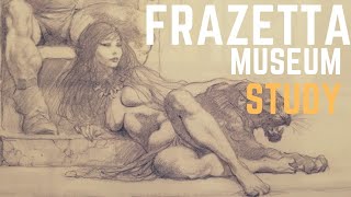 Frank Frazetta Museum tour and Study [upl. by Nosaj576]