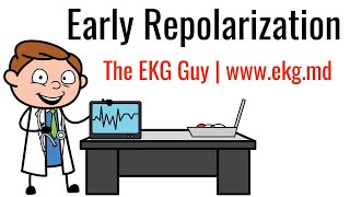 Early Repolarization on EKG  ECG l The EKG Guy  wwwekgmd [upl. by Moon389]