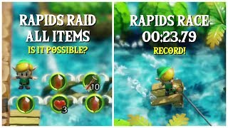 Rapids Raid All Items  Glitch  Rapids Race 02379  The Legend of Zelda Links Awakening [upl. by Anital751]