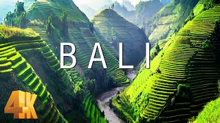 FLYING OVER BALI 4K UHD  Relaxing Music With Amazing Beautiful Nature Scenery For Stress Relief [upl. by Leviram]