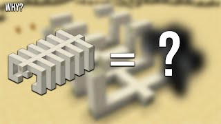 OS MISTERIOSOS FÓSSEIS DO MINECRAFT TEORIA MINECRAFT [upl. by Nimzaj]