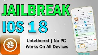 Unc0ver Jailbreak 18 Untethered  Jailbreak iOS 18 Untethered No Computer [upl. by Alyks600]