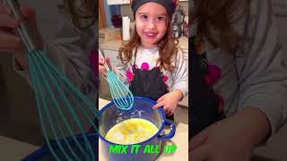 🍌BANANA PARFAIT NEW YEARS EVE SPECIALTIES 1 BY CHEF LIS  FOOD VIDEOS FOR KIDS  FUNNY TODDLER [upl. by Haliek148]