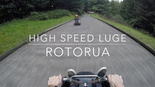 GoPro HIGH SPEED LUGE POV ROTORUA NZ [upl. by Kolb604]