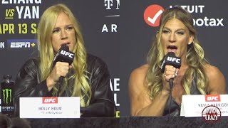 Holly Holm vs Kayla Harrison Press Conference Highlights UFC 300 [upl. by Laehplar659]