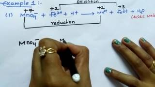 Trick for Balancing Redox Reactions in Acidic Medium [upl. by Kerianne]