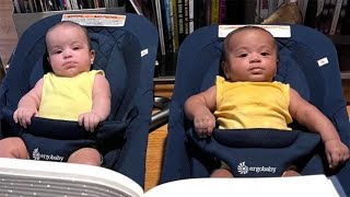 Gabourey Sidibe Shares Adorable Video of Her 4 Month Old Twins Showing Off Their Sweet Sibling Bond [upl. by Ahsuatan]